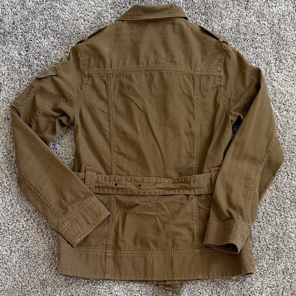 Barbour womens Military Field Jacket EUC SZ USA 6 - Picture 9 of 10